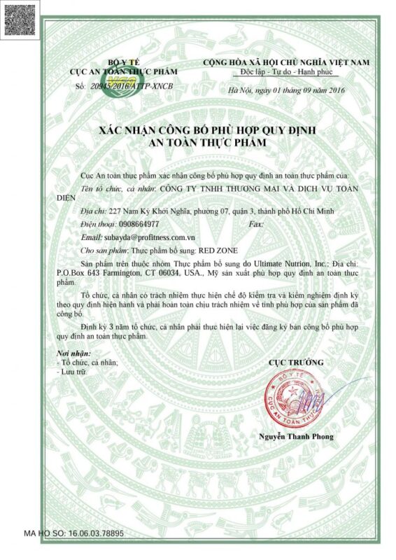 Phước An – Dịch vụ công bố sản phẩm