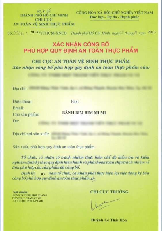 Phước An – Dịch vụ công bố sản phẩm