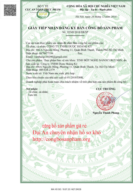 Phước An – Dịch vụ công bố sản phẩm